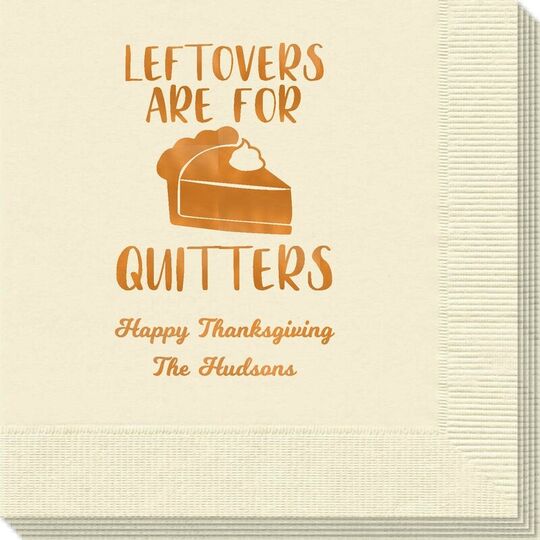 Thanksgiving Leftovers Napkins